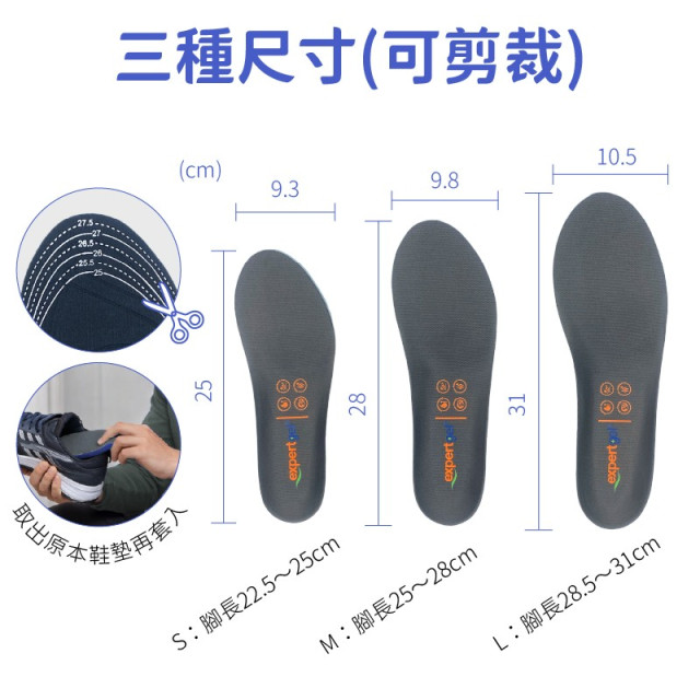 足力學運動鞋墊